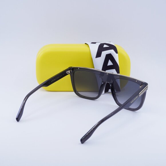Marc Jacobs MARC 586/S 0KB7 9O Square Sunglasses - Transparent Grey - Picture 10 of 10